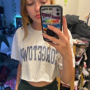 brandy georgetown crop top